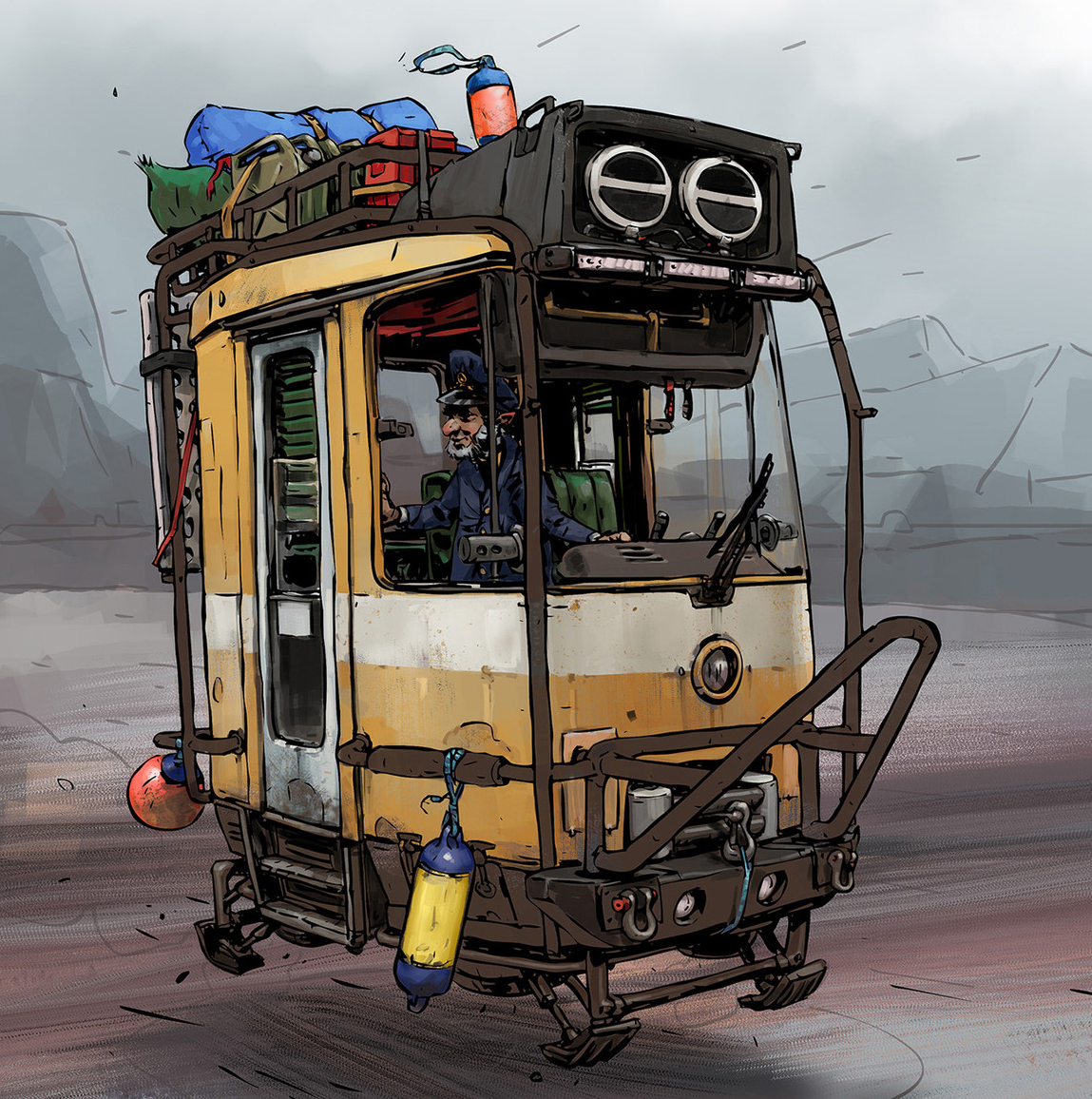 CyberPunk Tram