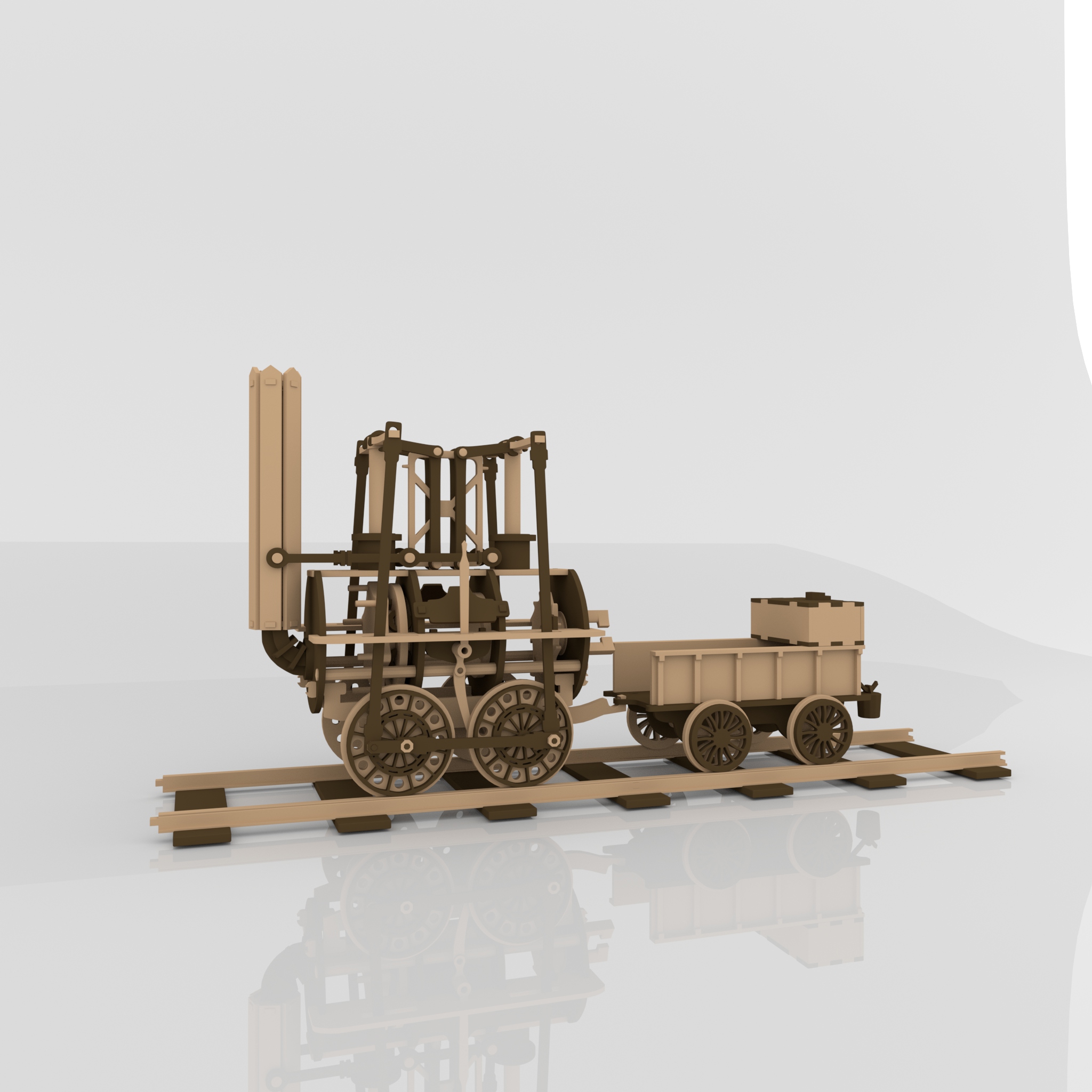 Wooden Toy  Train